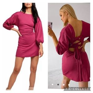 Free People Pink Mini Dress